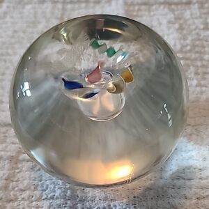 Colorful Murano Art Glass Paperweight